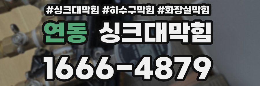 싱크대막힘