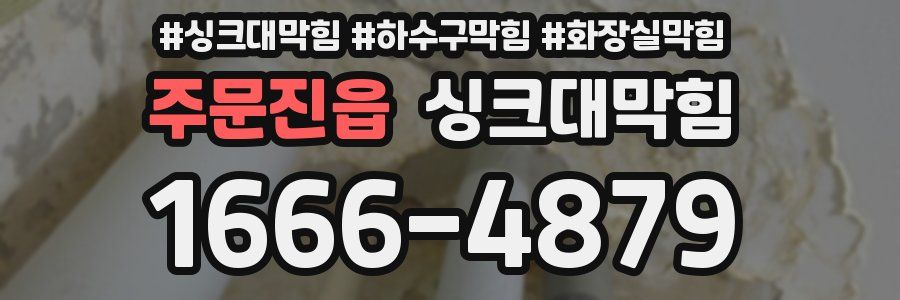 싱크대막힘
