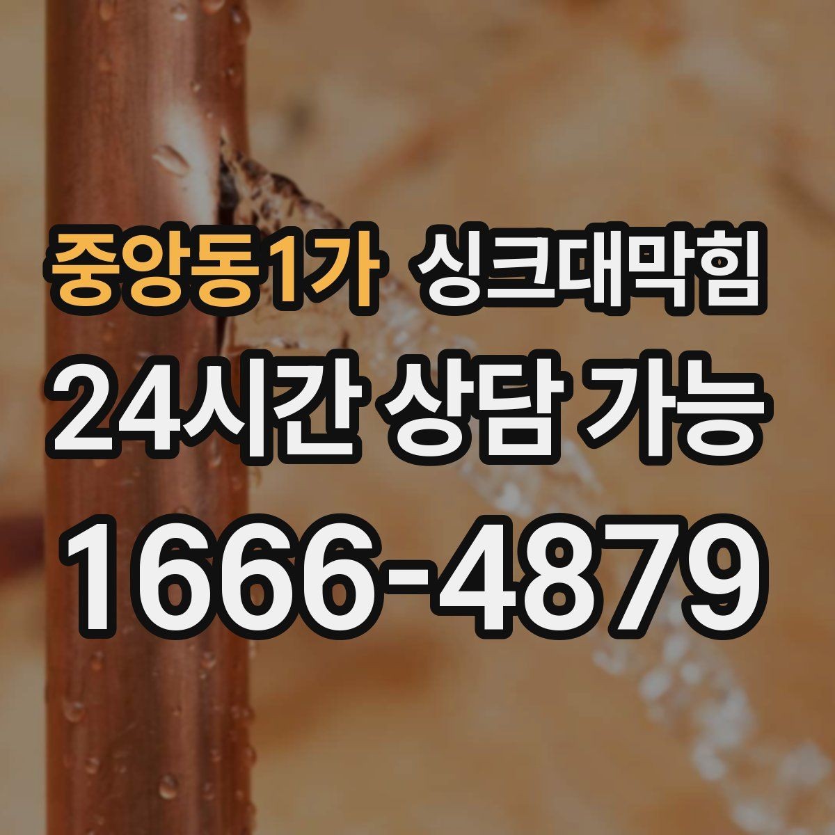 중앙동1가 싱크대막힘 배수 소음 저감과 통기 밸런싱