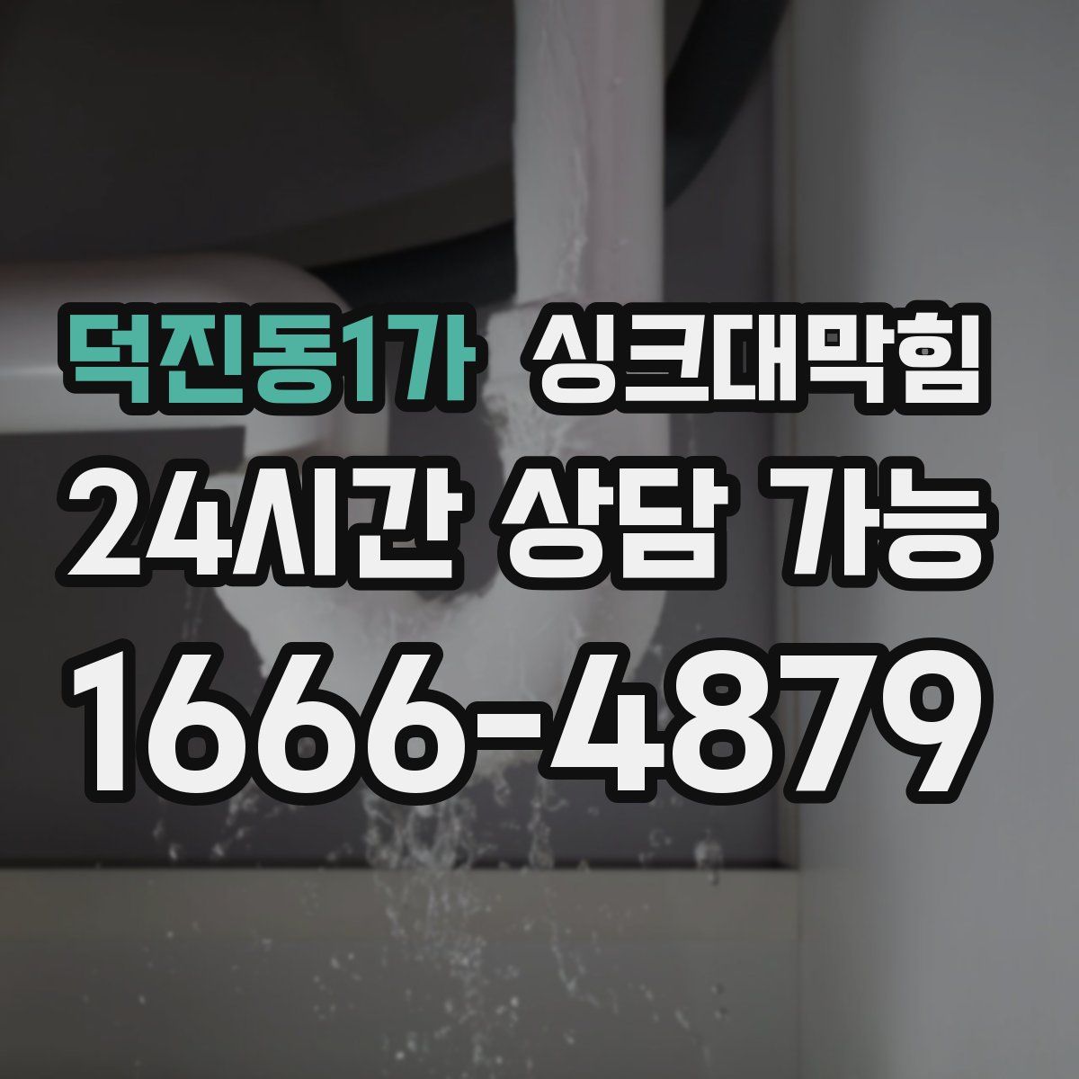덕진동1가 싱크대막힘