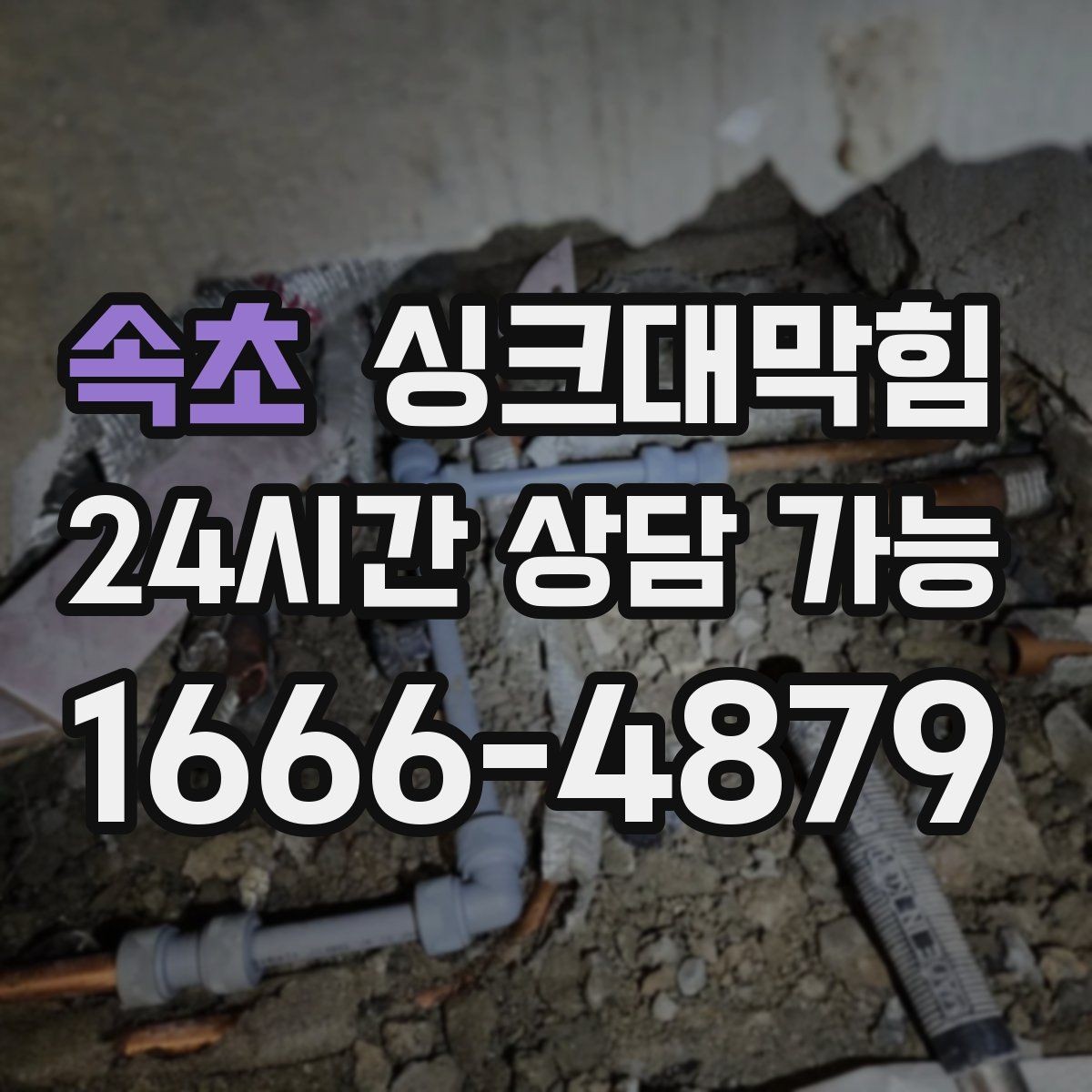 속초 싱크대막힘 디스포저 라인 클리닝 캡슐 효과