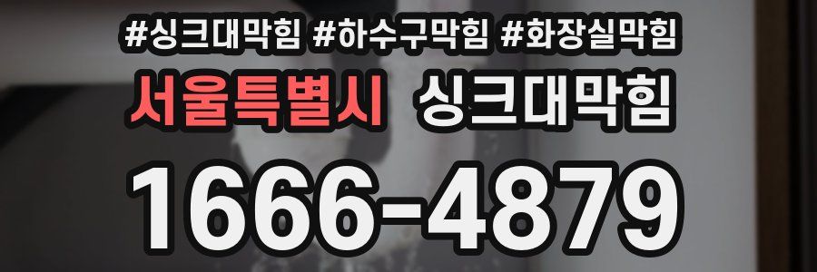 싱크대막힘