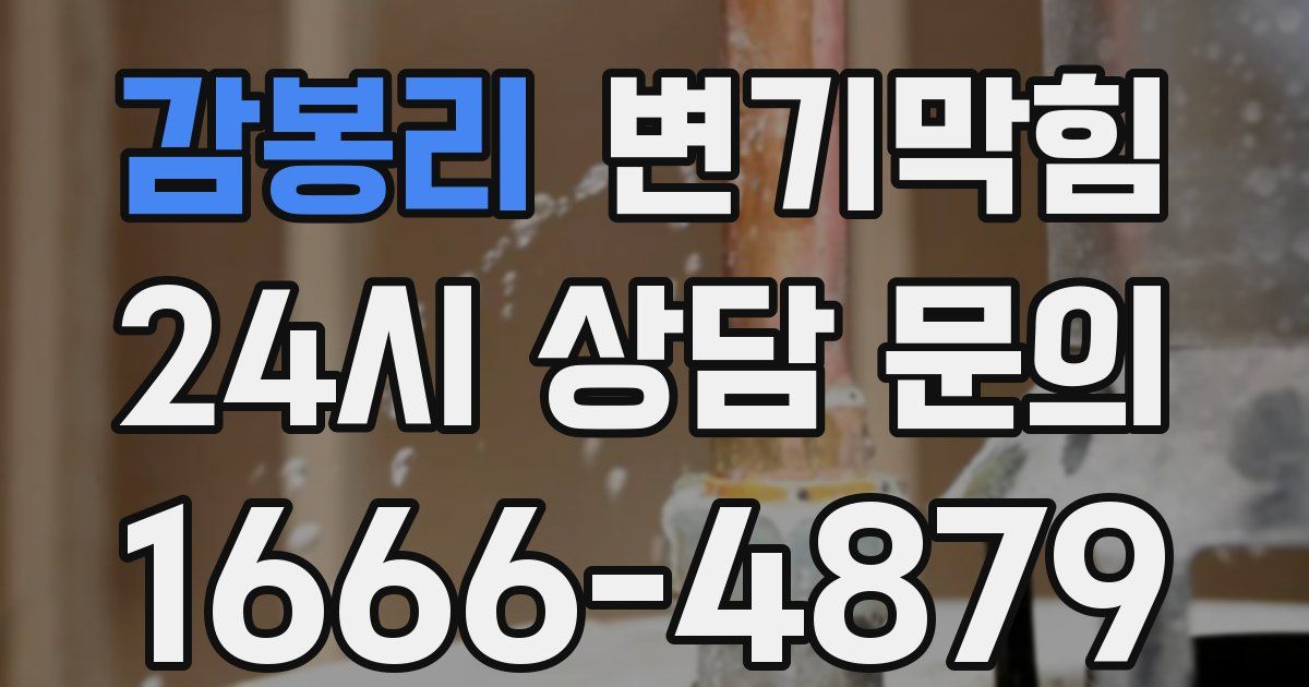 감봉리 변기