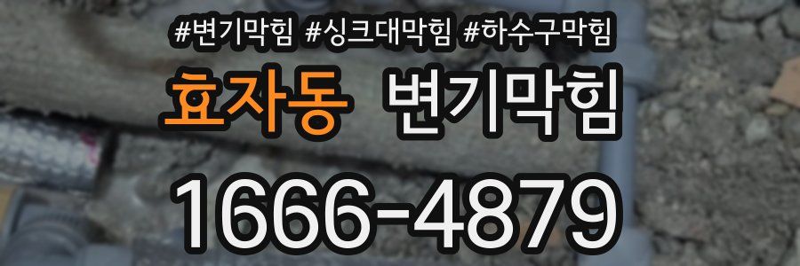 변기막힘