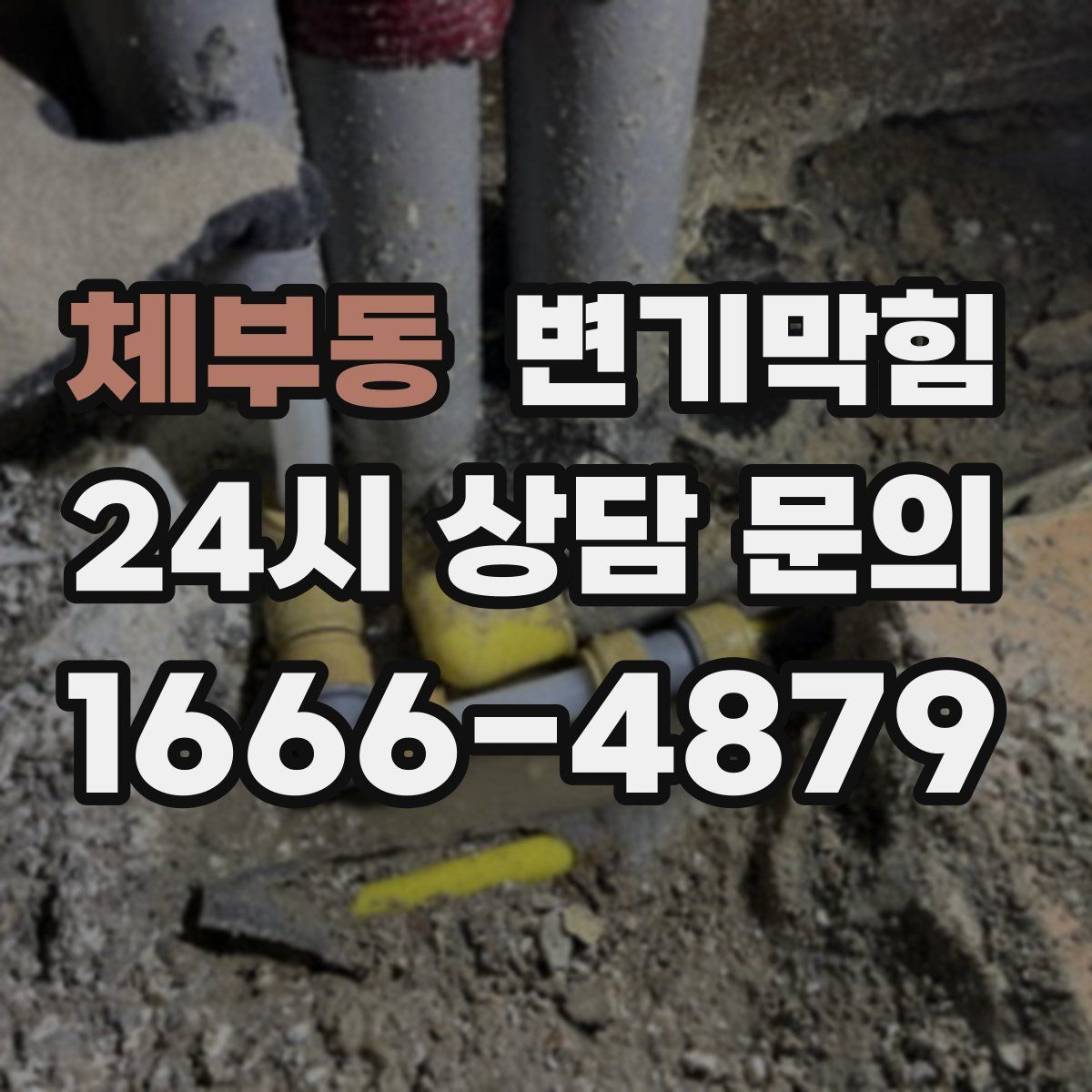 체부동 변기막힘