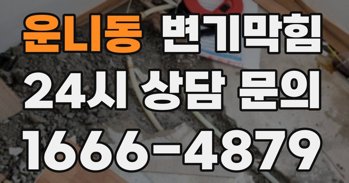 운니동 변기