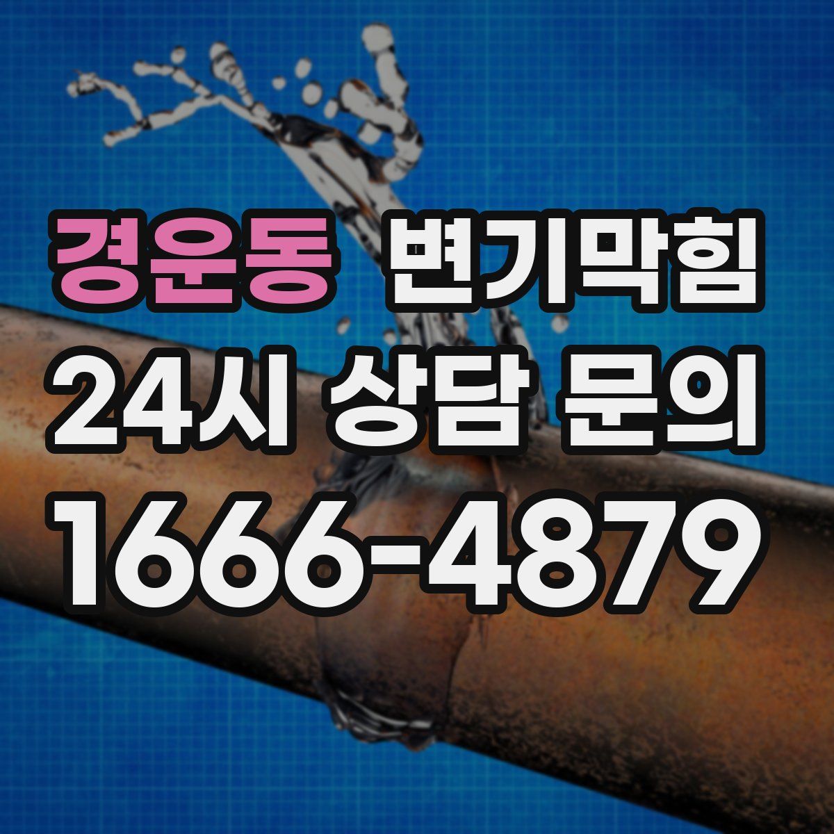 경운동 변기막힘