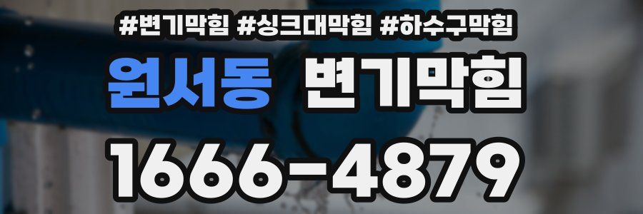 변기막힘