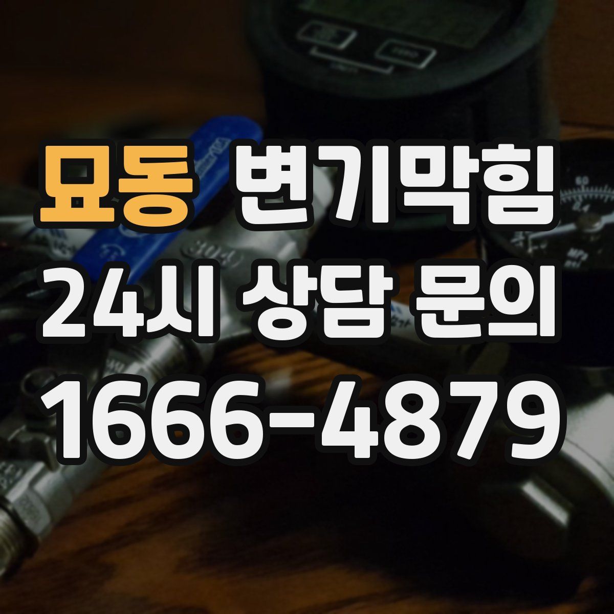 묘동 변기막힘