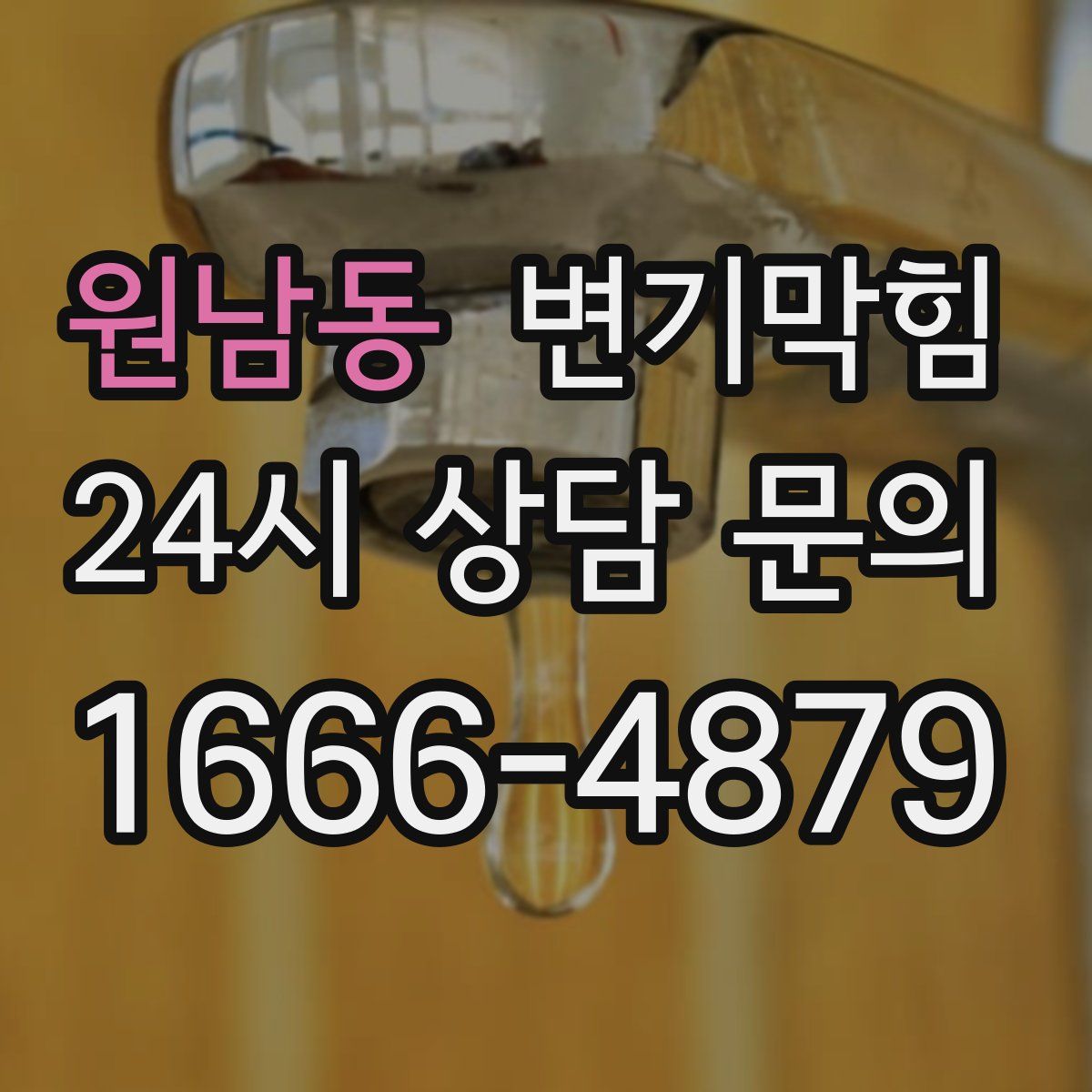 원남동 변기막힘
