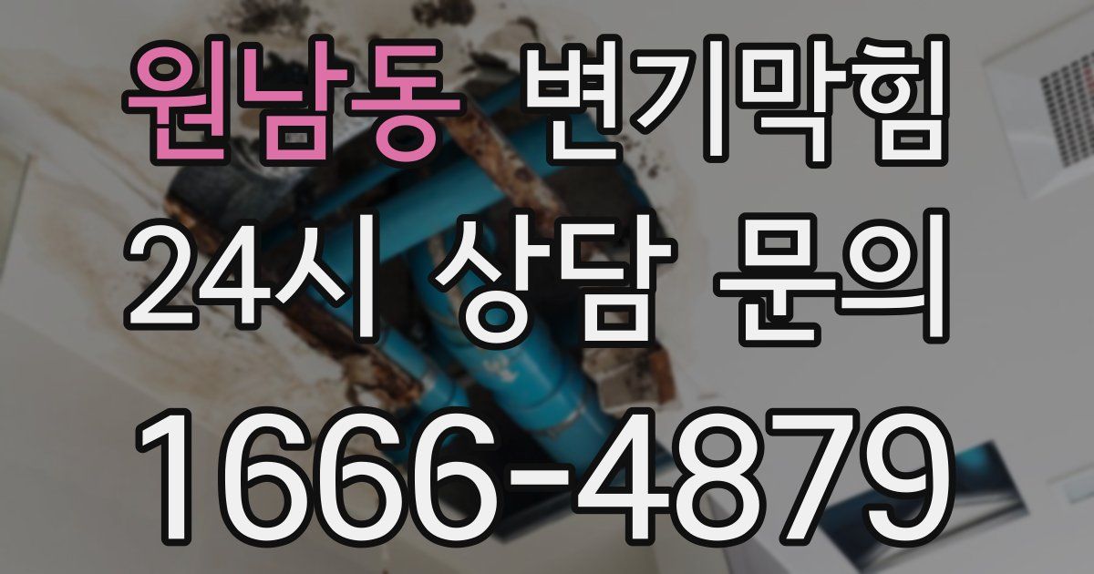 원남동 변기