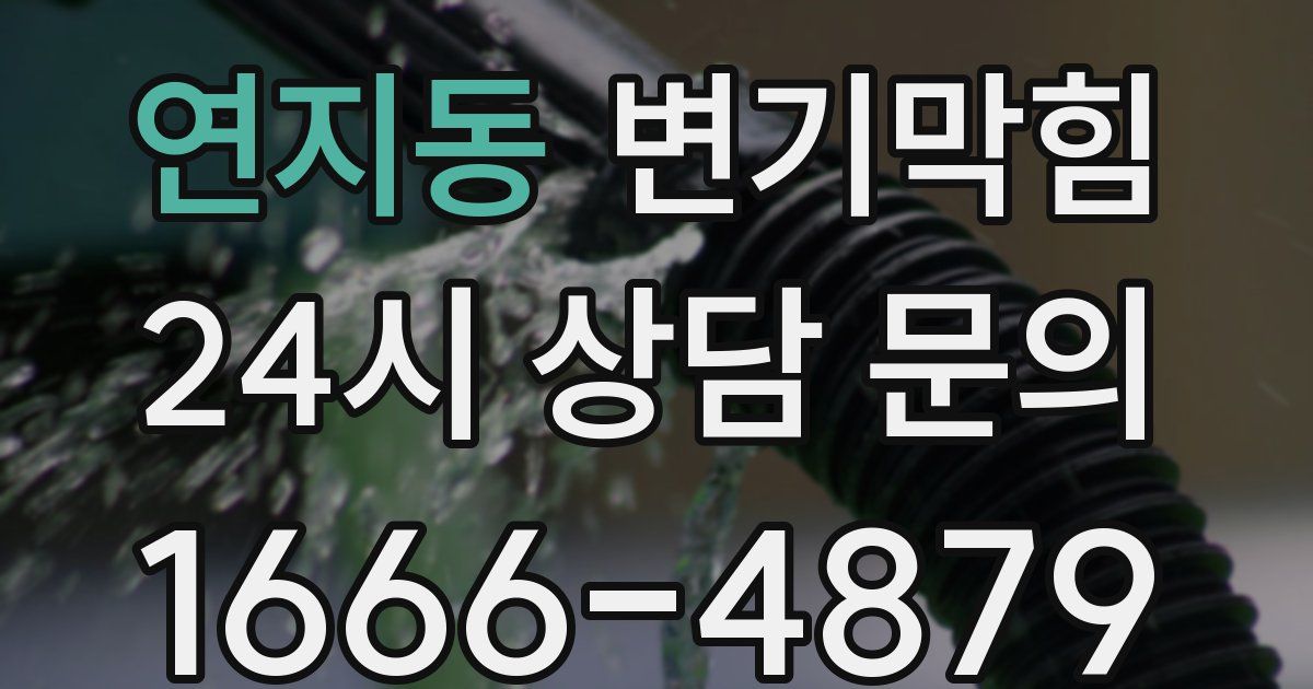 연지동 변기