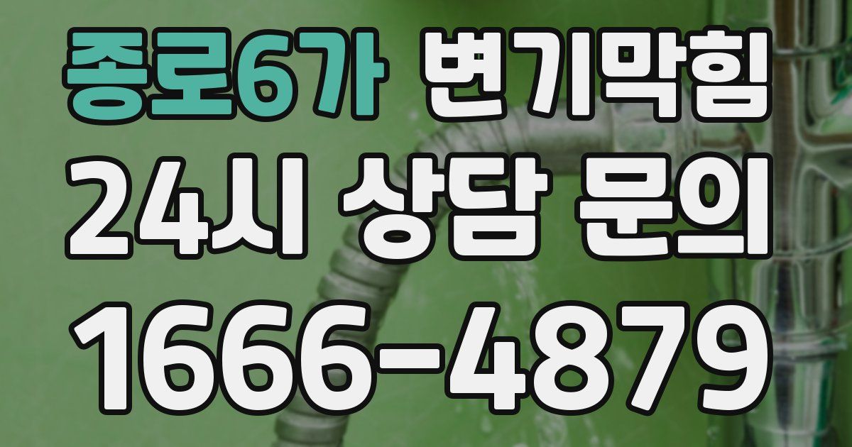 종로6가 변기