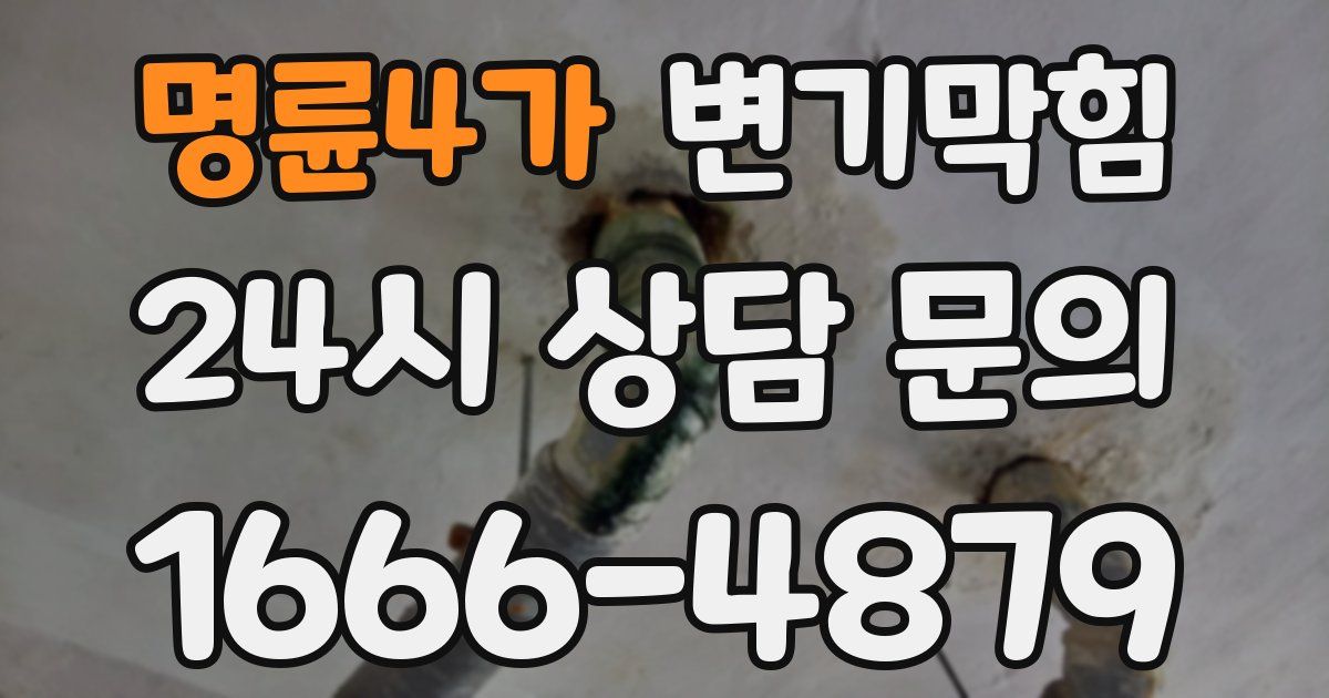 명륜4가 변기