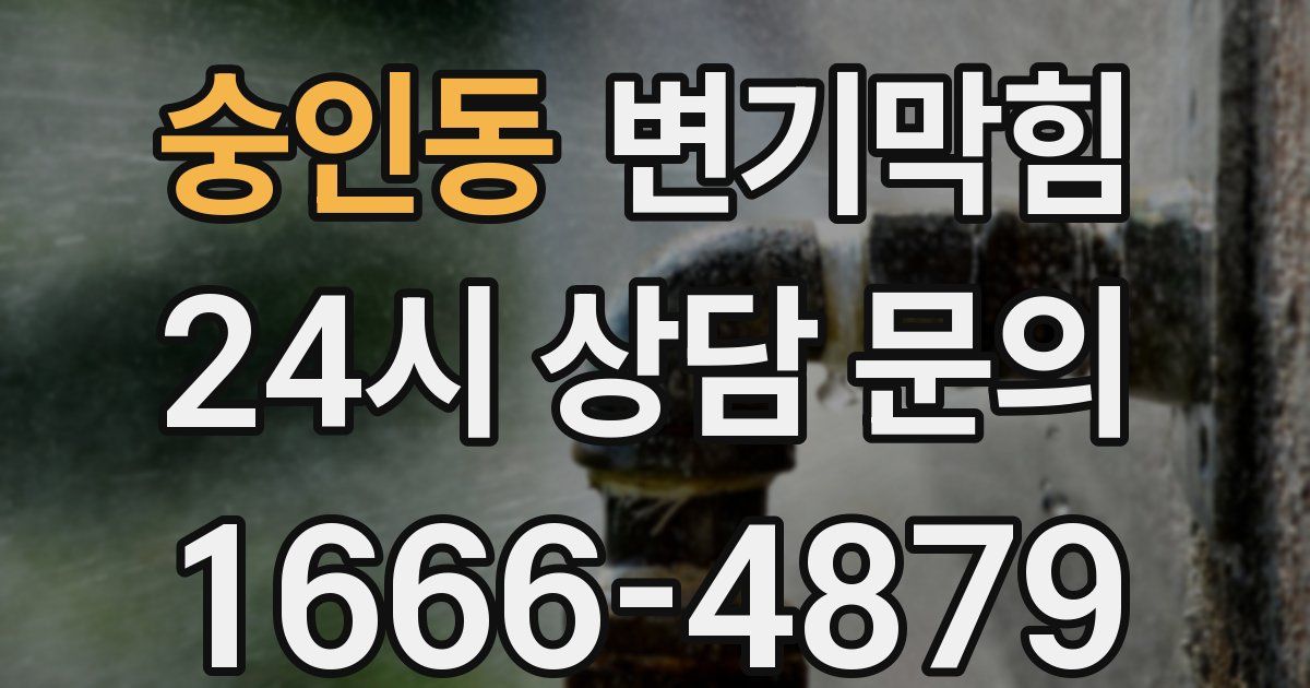 숭인동 변기