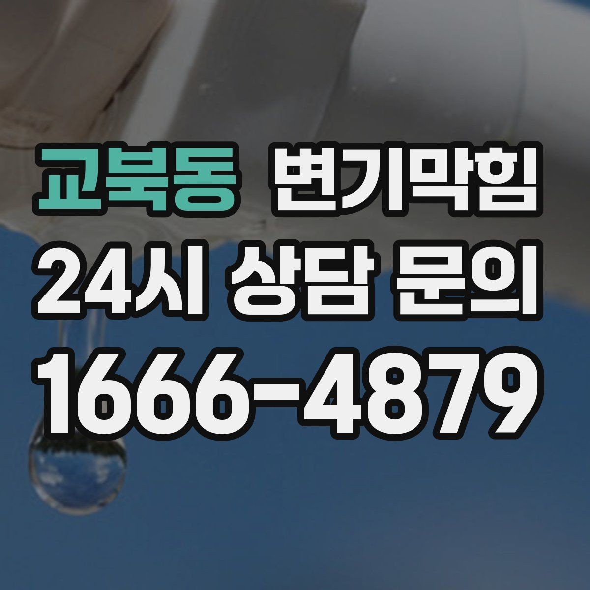 교북동 변기막힘 미용실 화장실역류 드레인 캡 재설치
