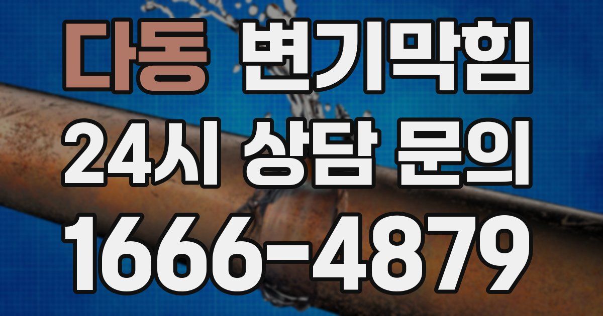 다동 변기
