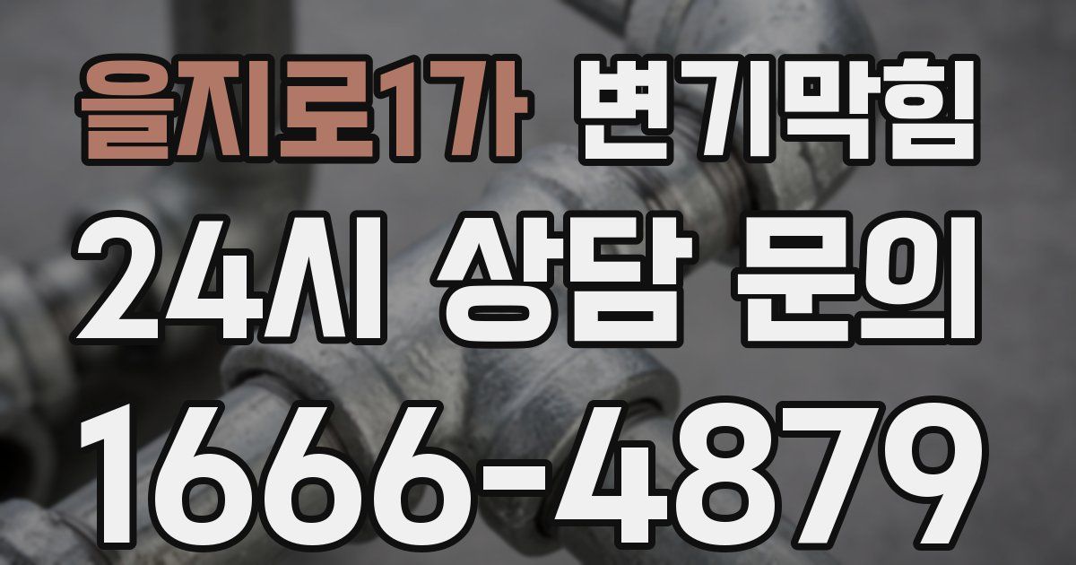 을지로1가 변기
