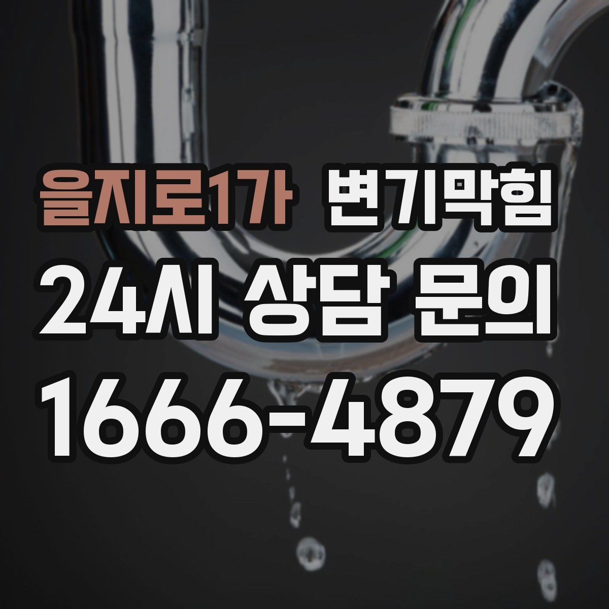 을지로1가 변기막힘