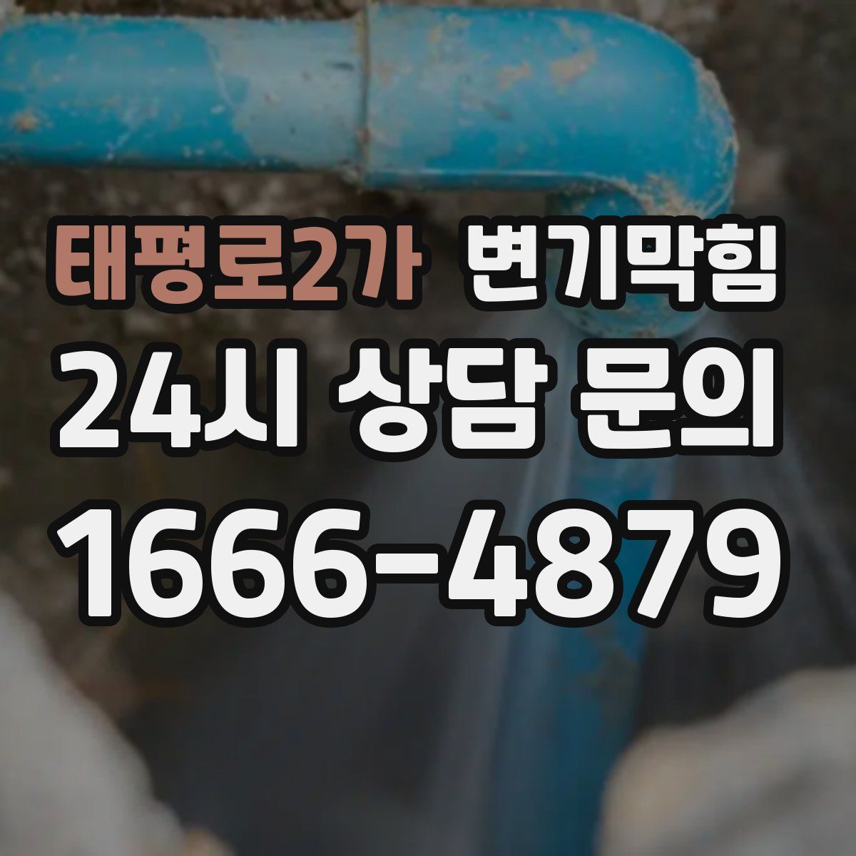 태평로2가 변기막힘