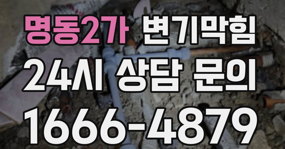 명동2가 변기
