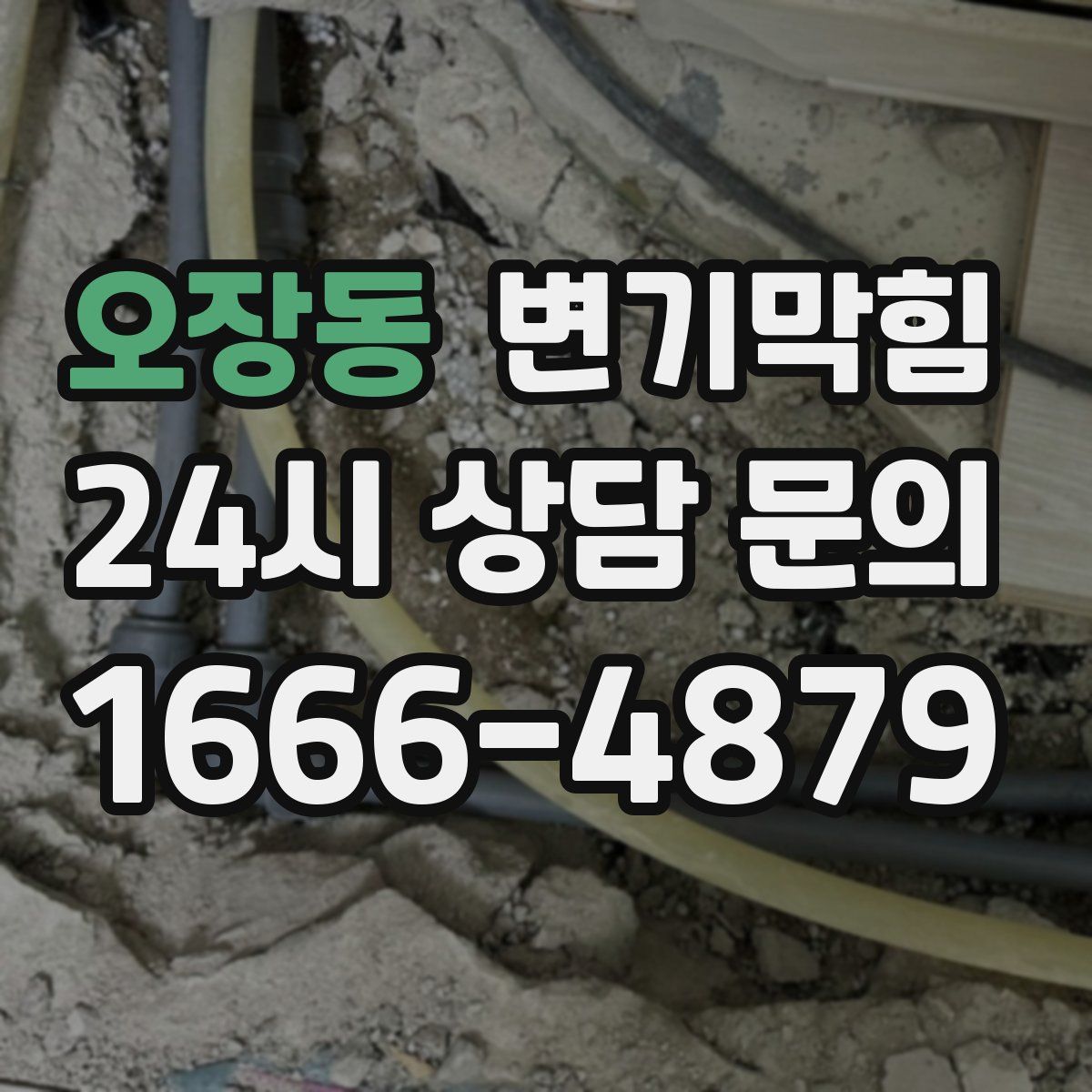 오장동 변기막힘