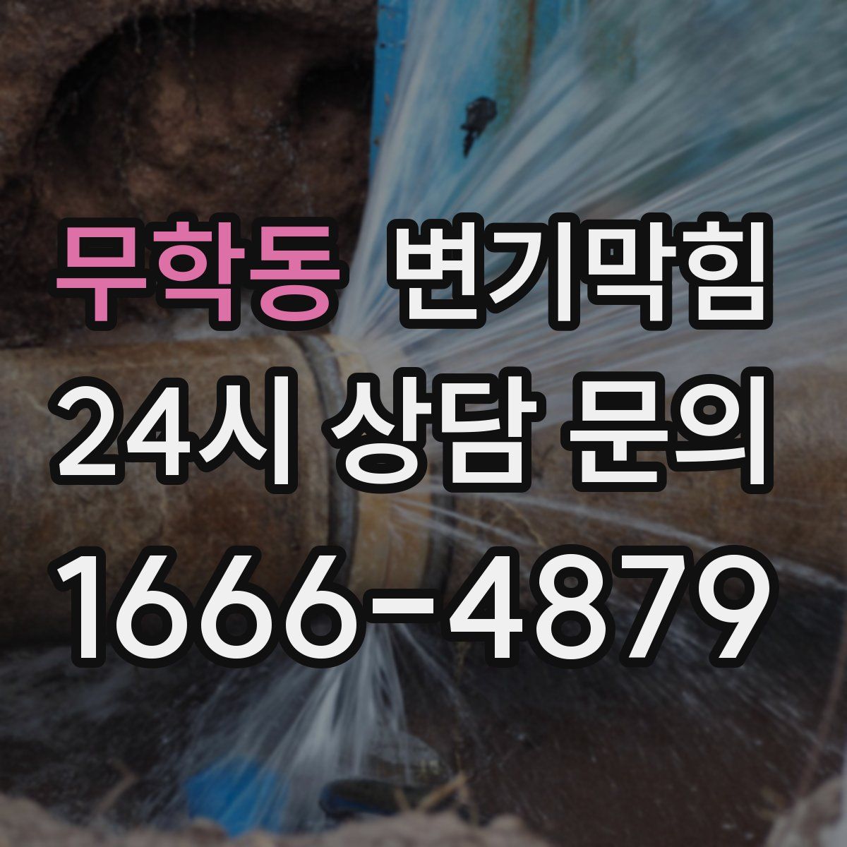 무학동 변기막힘