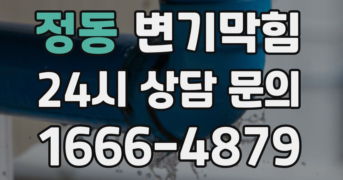 정동 변기