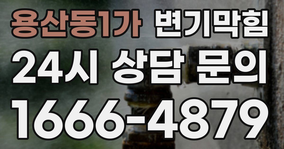 용산동1가 변기