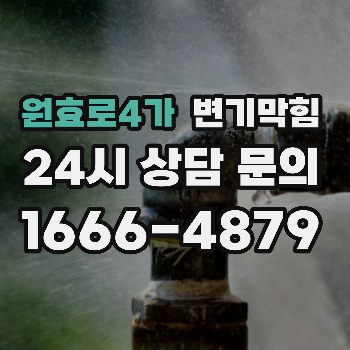 원효로4가 변기막힘 뚫어뻥 사용 시 냄새가 심해질 때의 원인