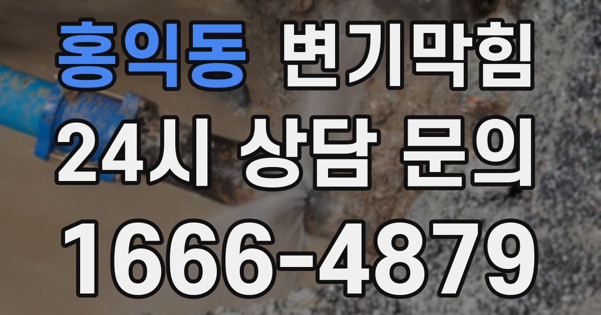 홍익동 변기