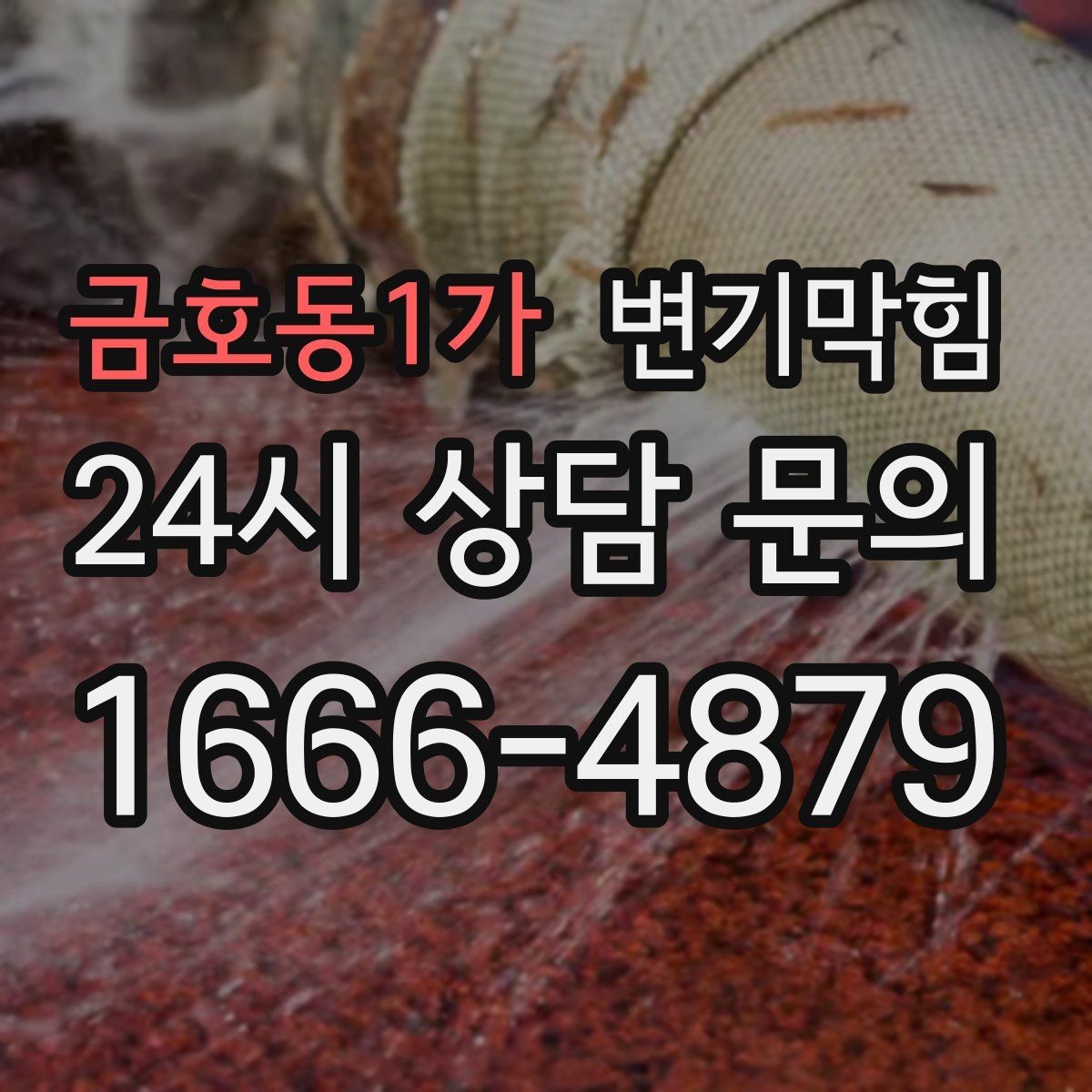 금호동1가 변기막힘 다가구 배수구막힘 원인 점검 리포트