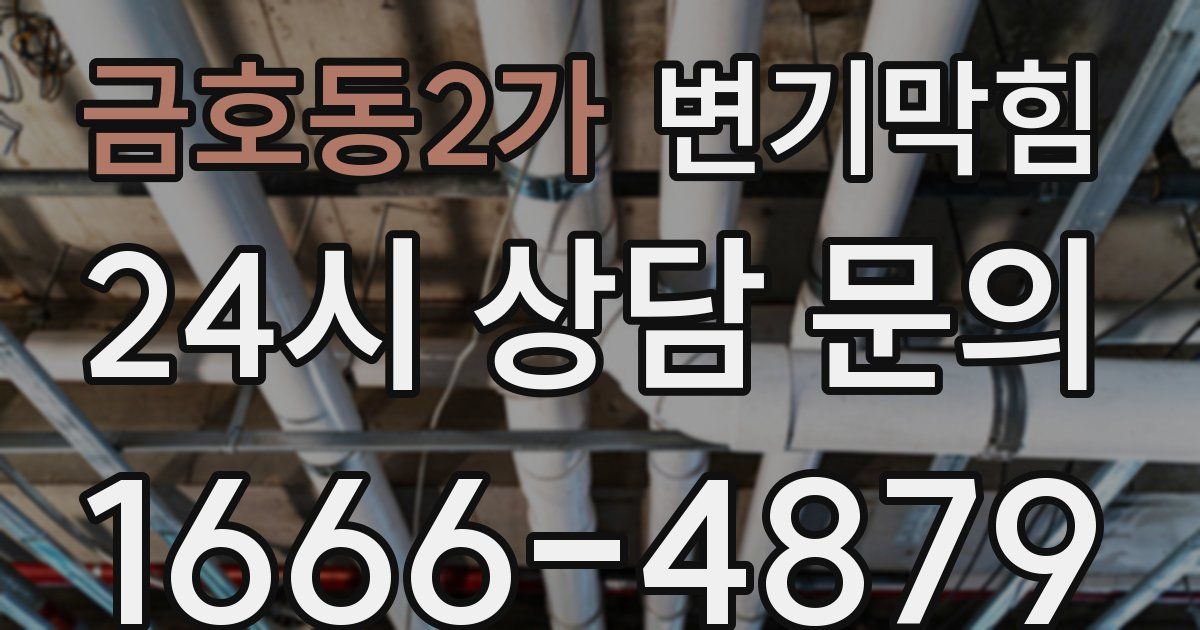 금호동2가 변기