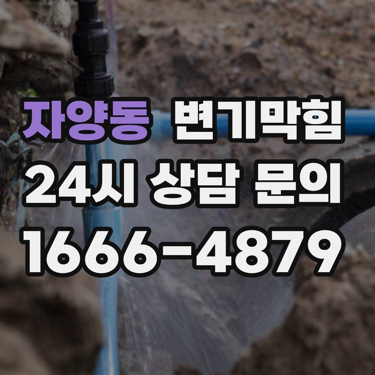 자양동 변기막힘 카페 배수구막힘 오픈 전 1시간 솔루션