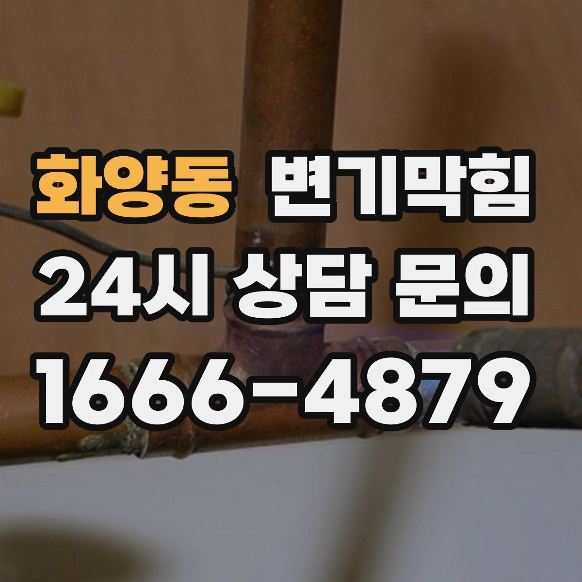 화양동 변기막힘