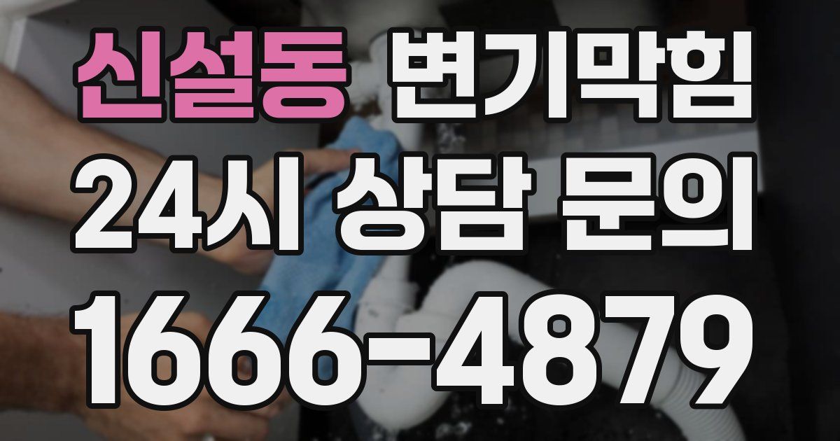신설동 변기