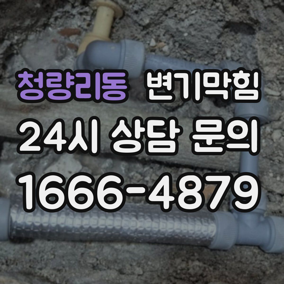 청량리동 변기막힘
