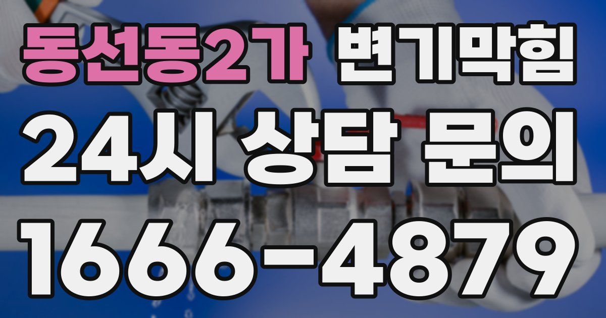 동선동2가 변기