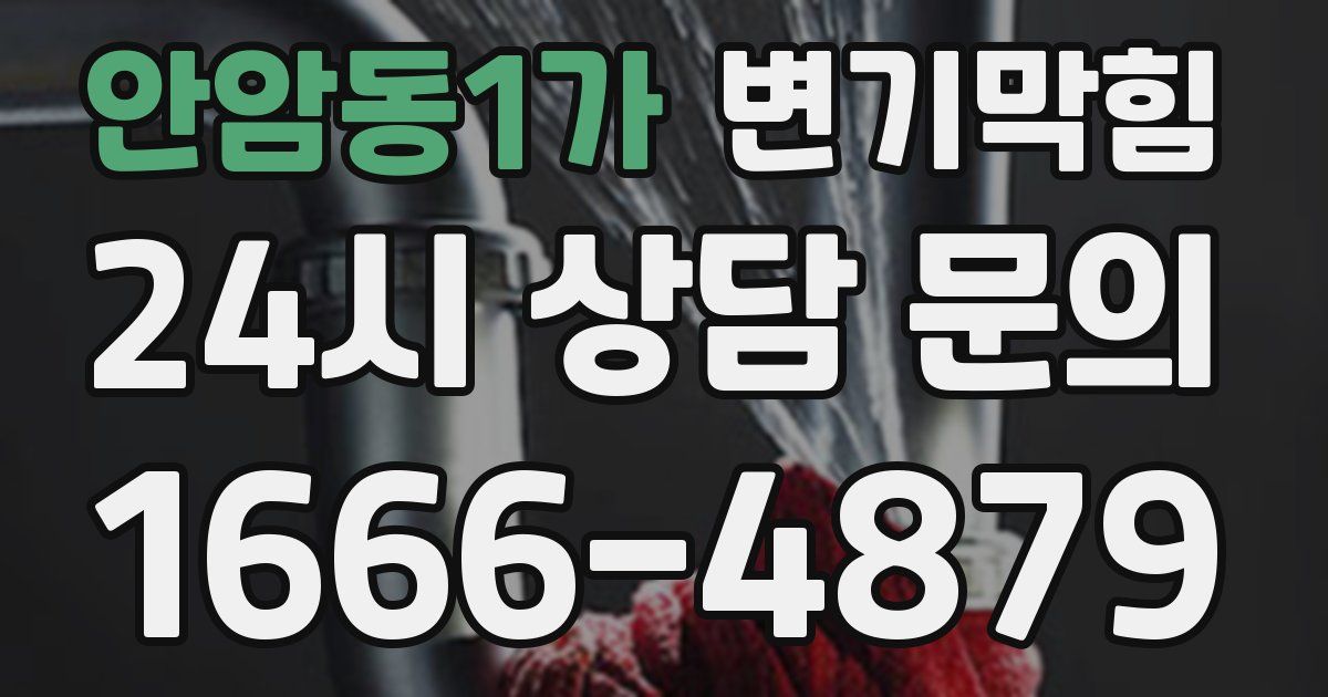 안암동1가 변기
