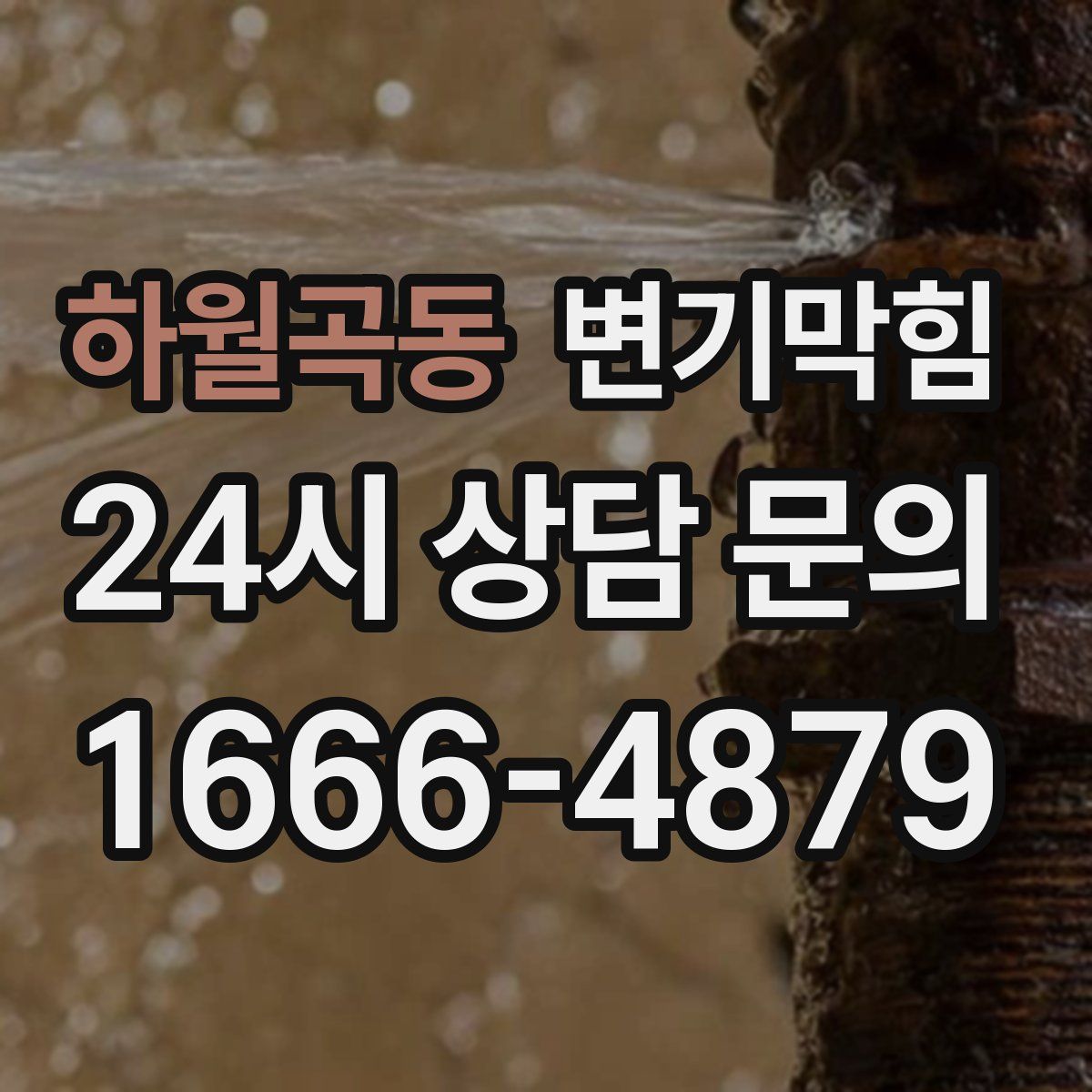 하월곡동 변기막힘