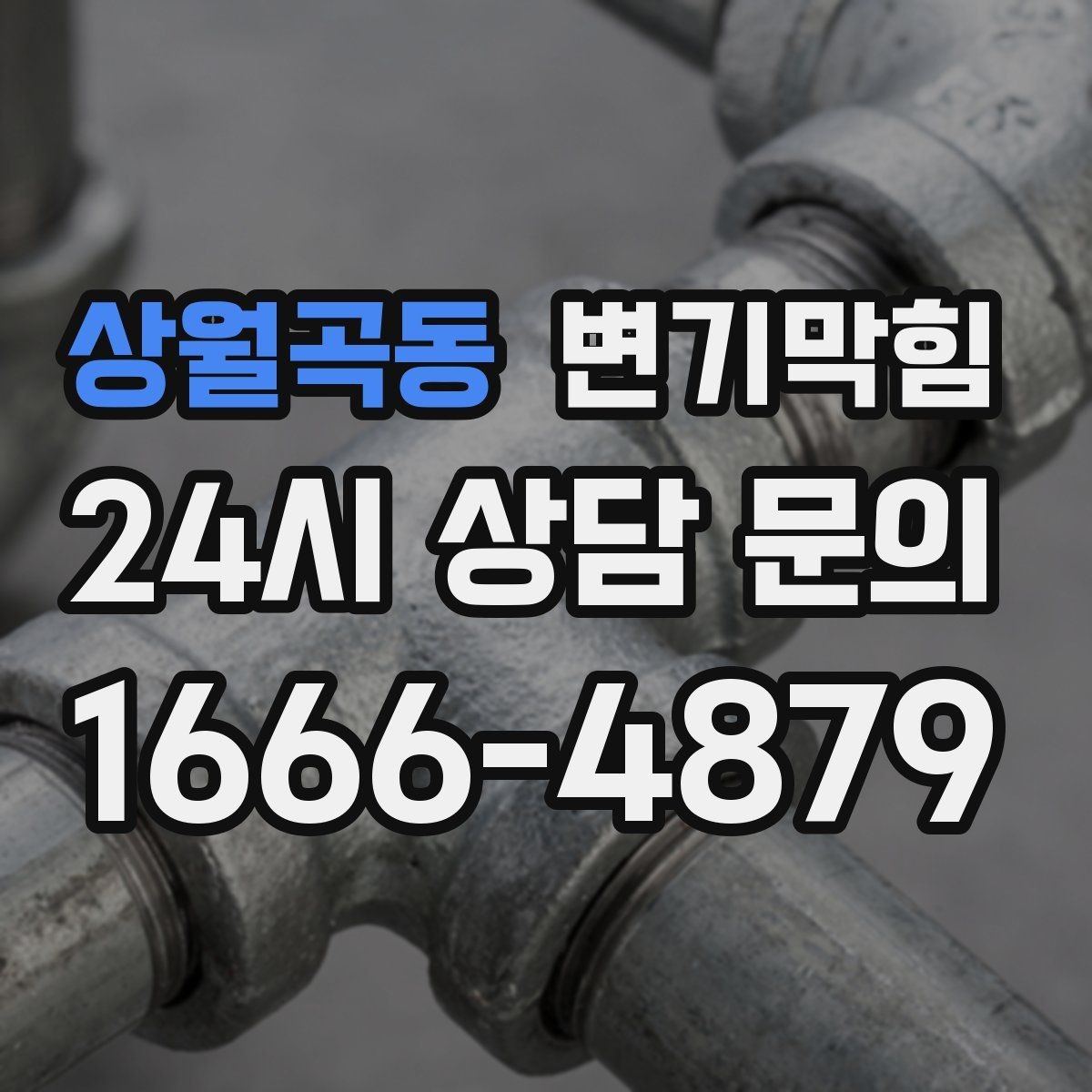 상월곡동 변기막힘 변기물이안찰때 통기관 막힘 의심