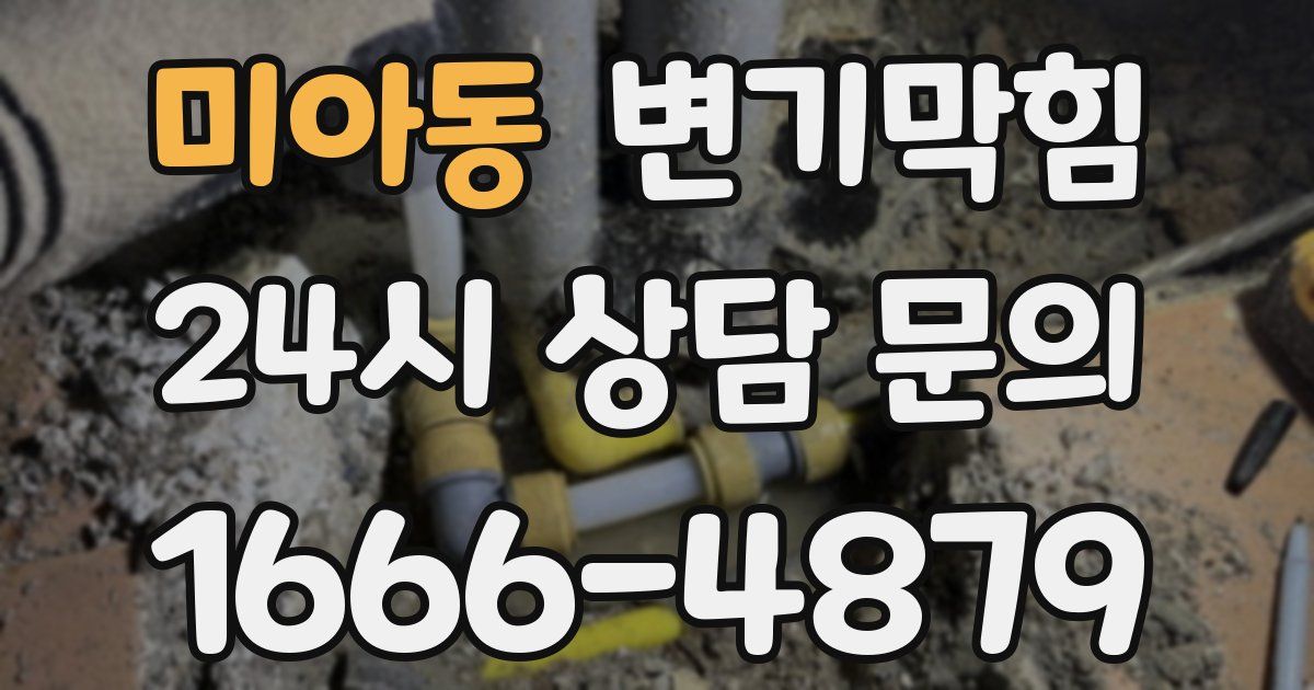 미아동 변기