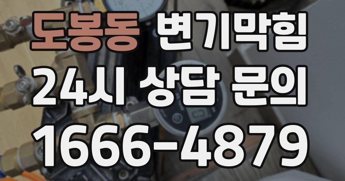 도봉동 변기
