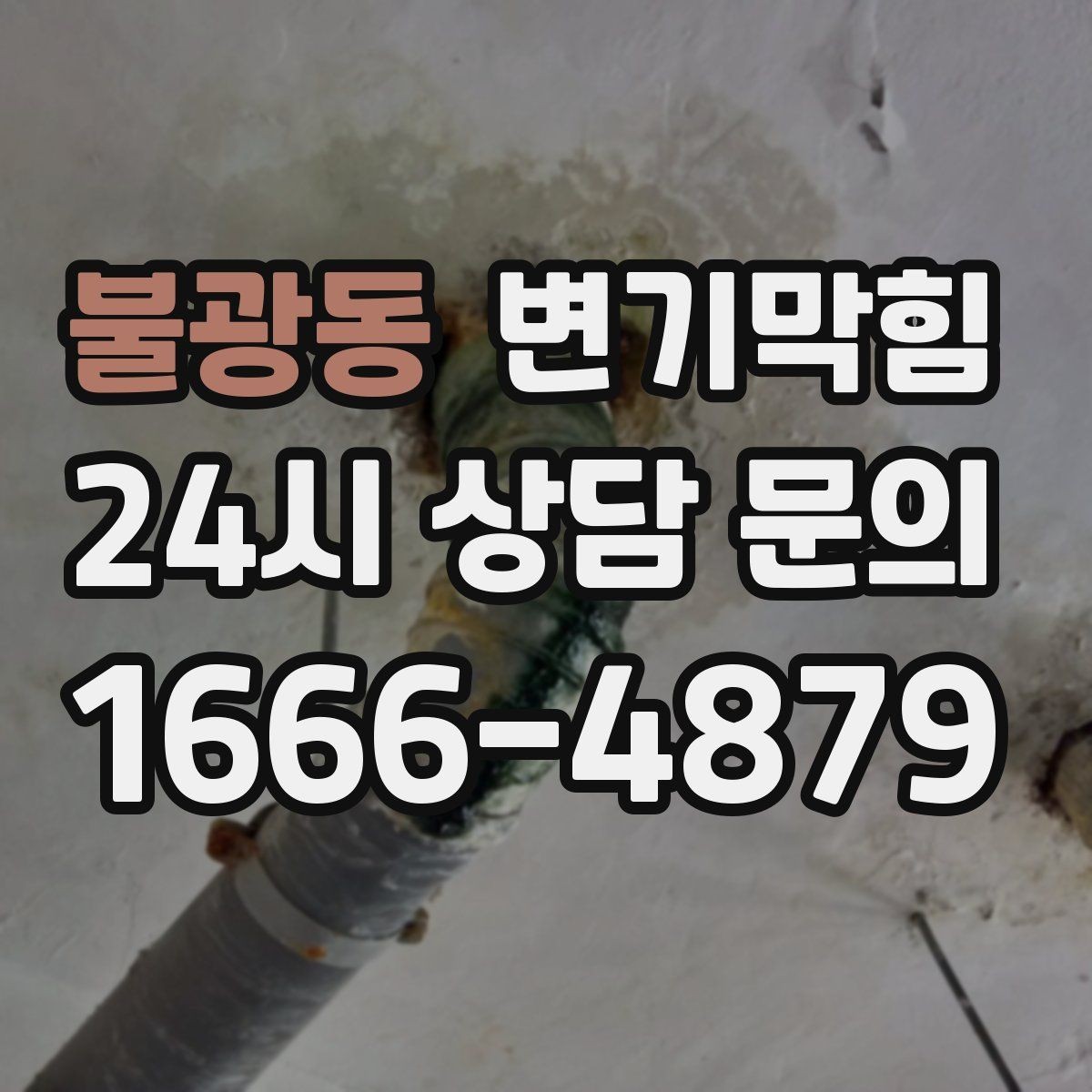 불광동 변기막힘 변기 뚫는 업체 비용·시간 함께 문의하기
