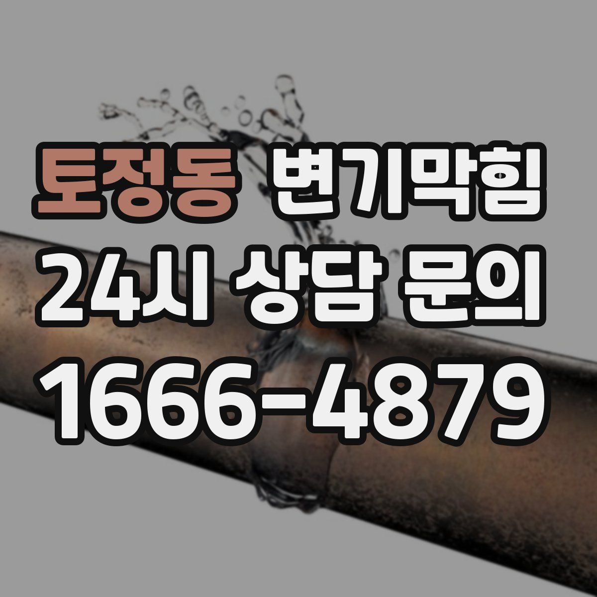 토정동 변기막힘