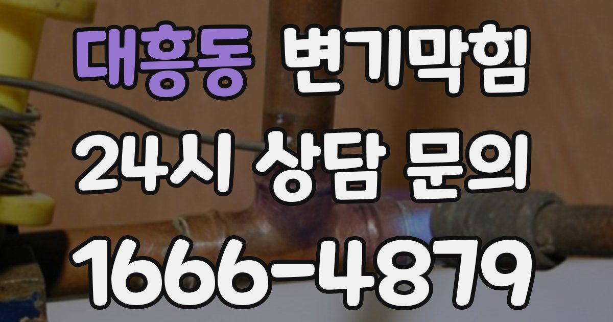 대흥동 변기