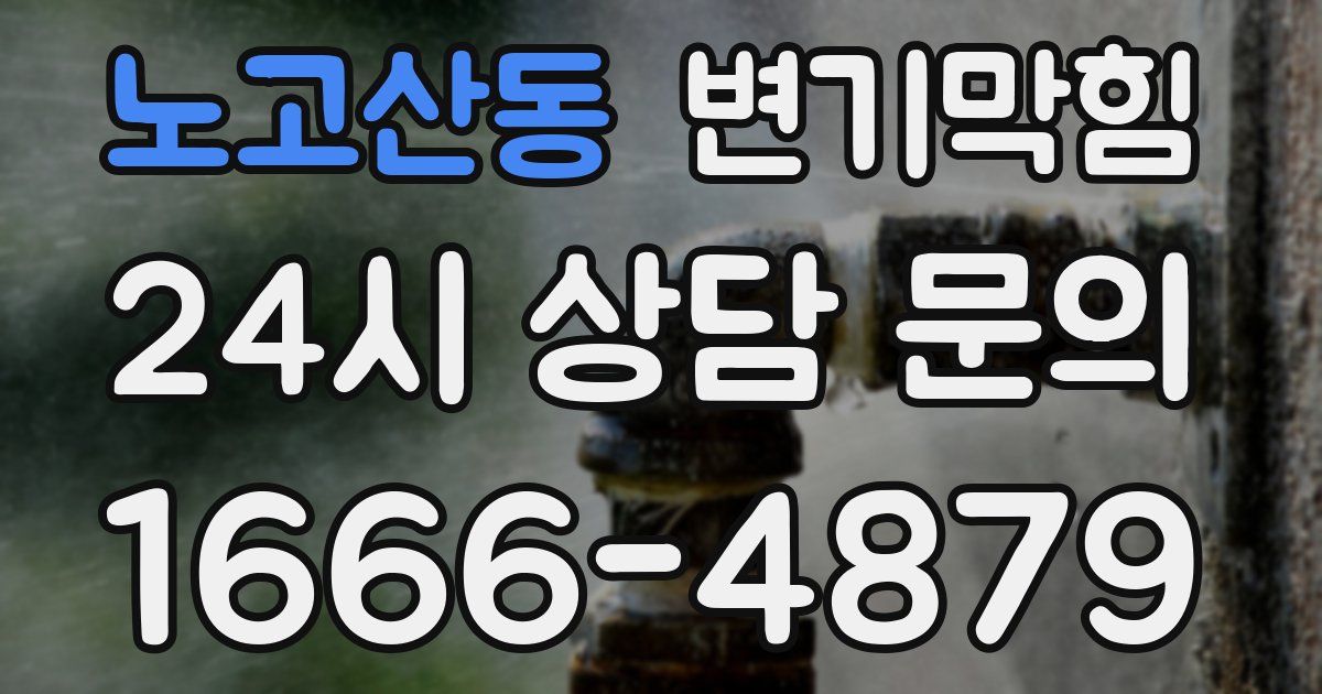 노고산동 변기
