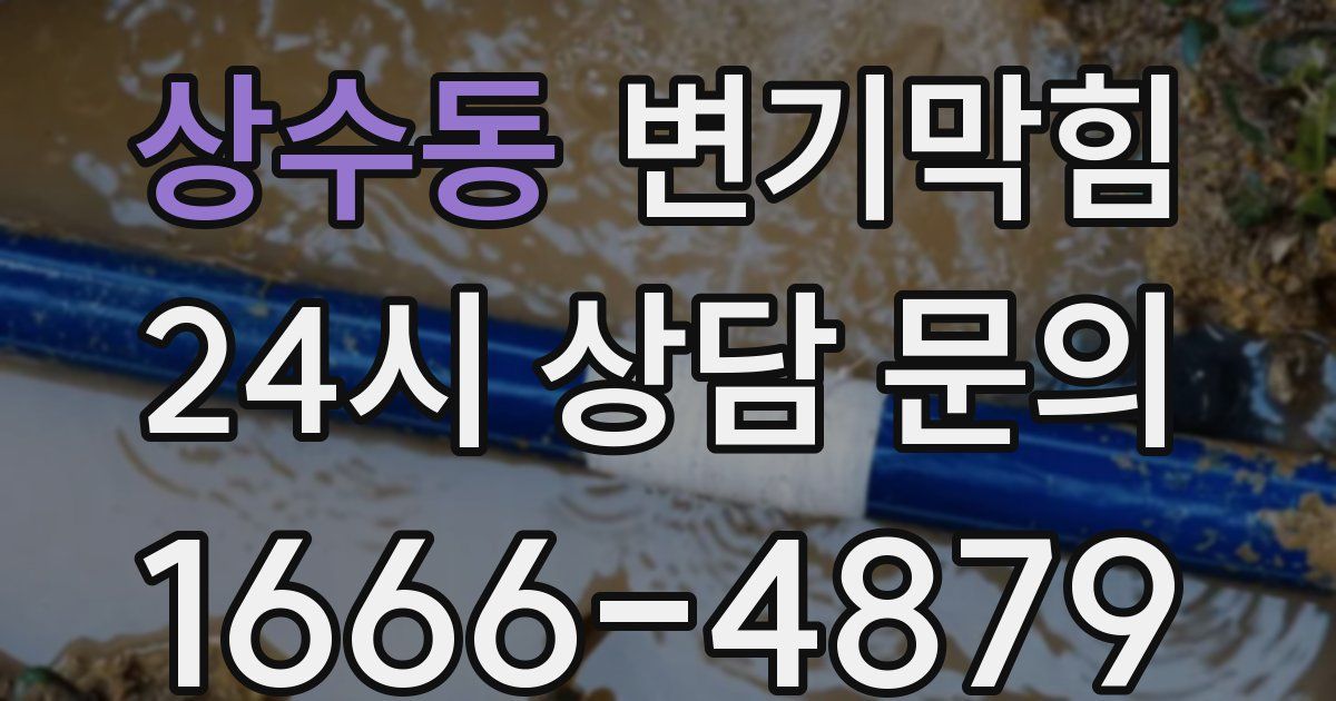 상수동 변기