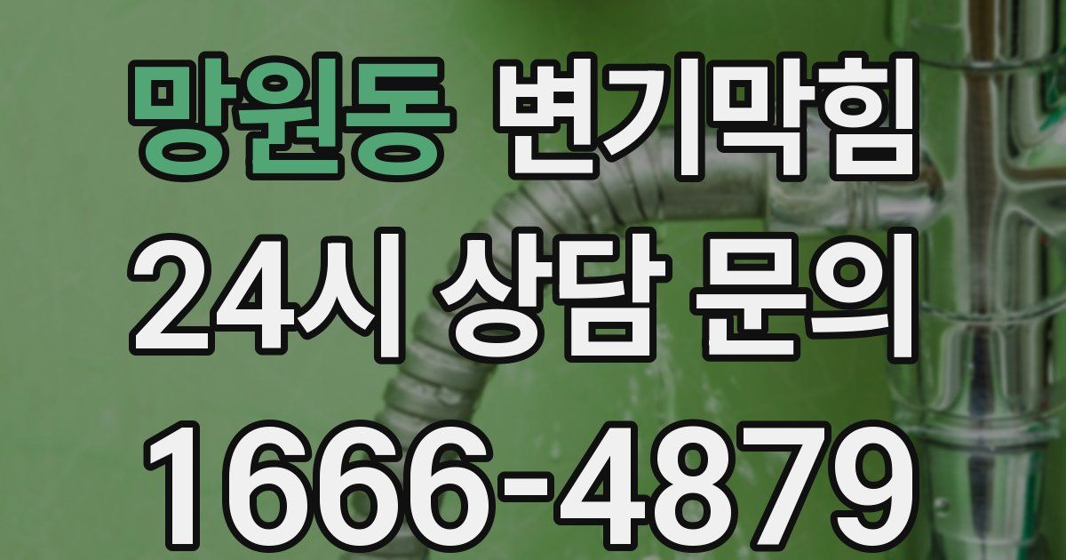 망원동 변기