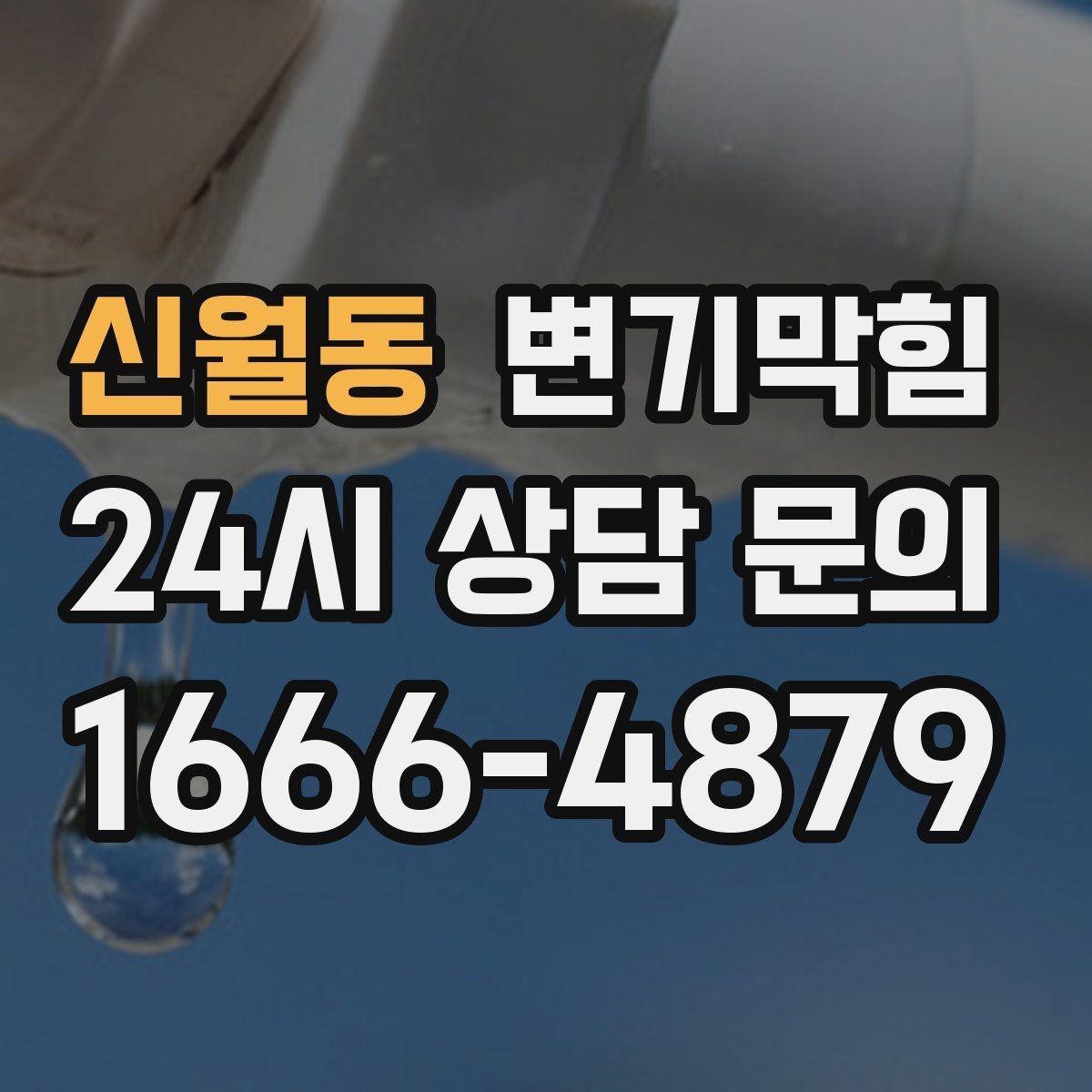 신월동 변기막힘 식당 배수구막힘 주방 구간 분리